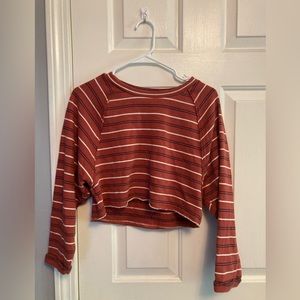 Cropped, Long-Sleeve T-Shirt
